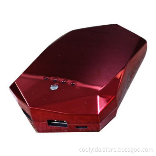 Power Bank with 10,400mAh Capacity, 5V DC, 1A Rated Input